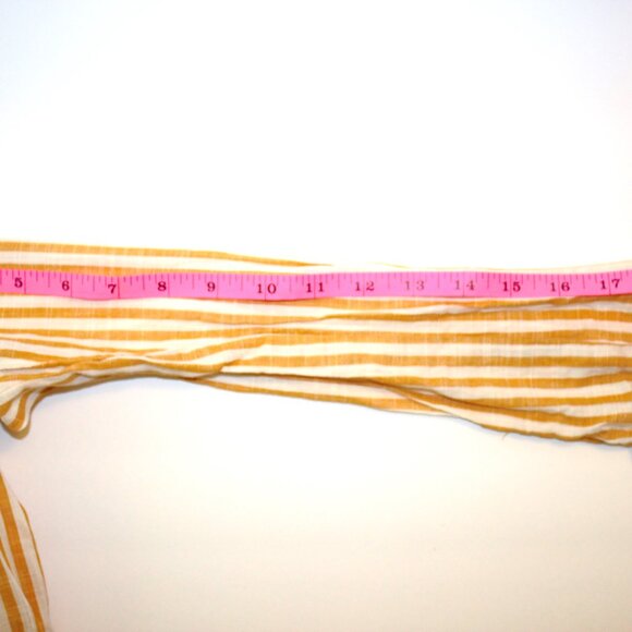 AEROPOSTALE | Orange and White Stripe Comfort Crop Top - Picture 9 of 9